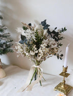 Holly Dried Flower Arrangement