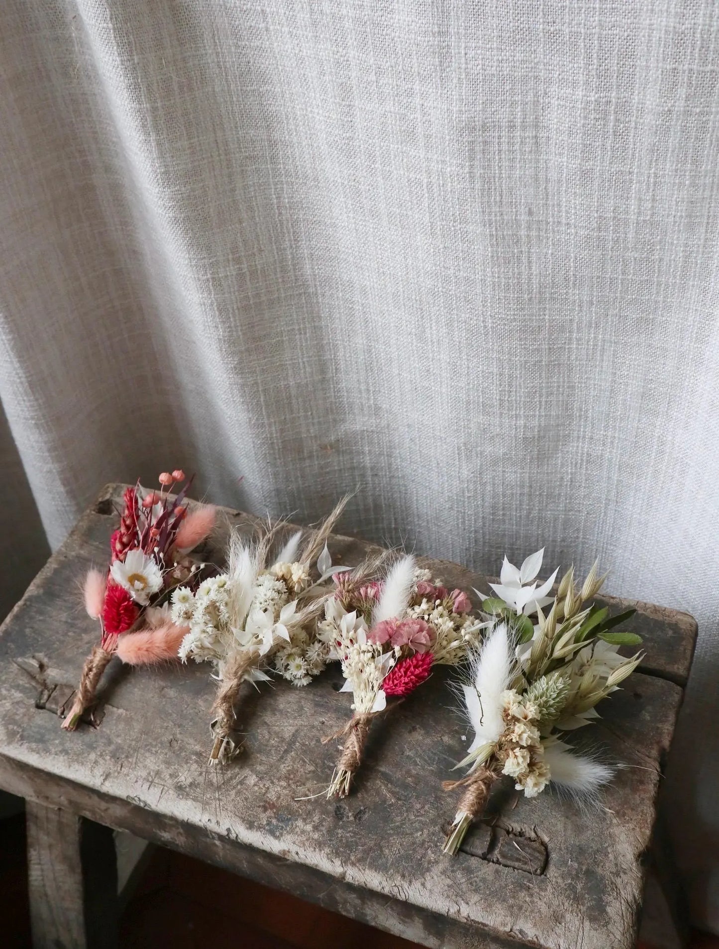 Dried Flower Buttonholes