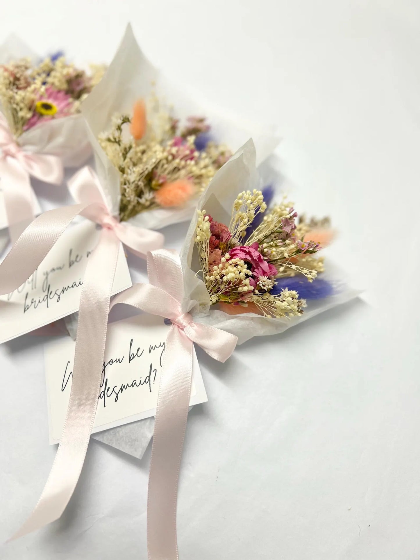 Mini Spring Bridesmaid Proposal Bouquet