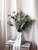 Alba | White & Green Bridal Bouquet