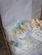 Blue & White Proposal Bouquets