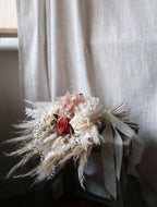 Nina | Burnt Orange, Peach & White Bridal Bouquet