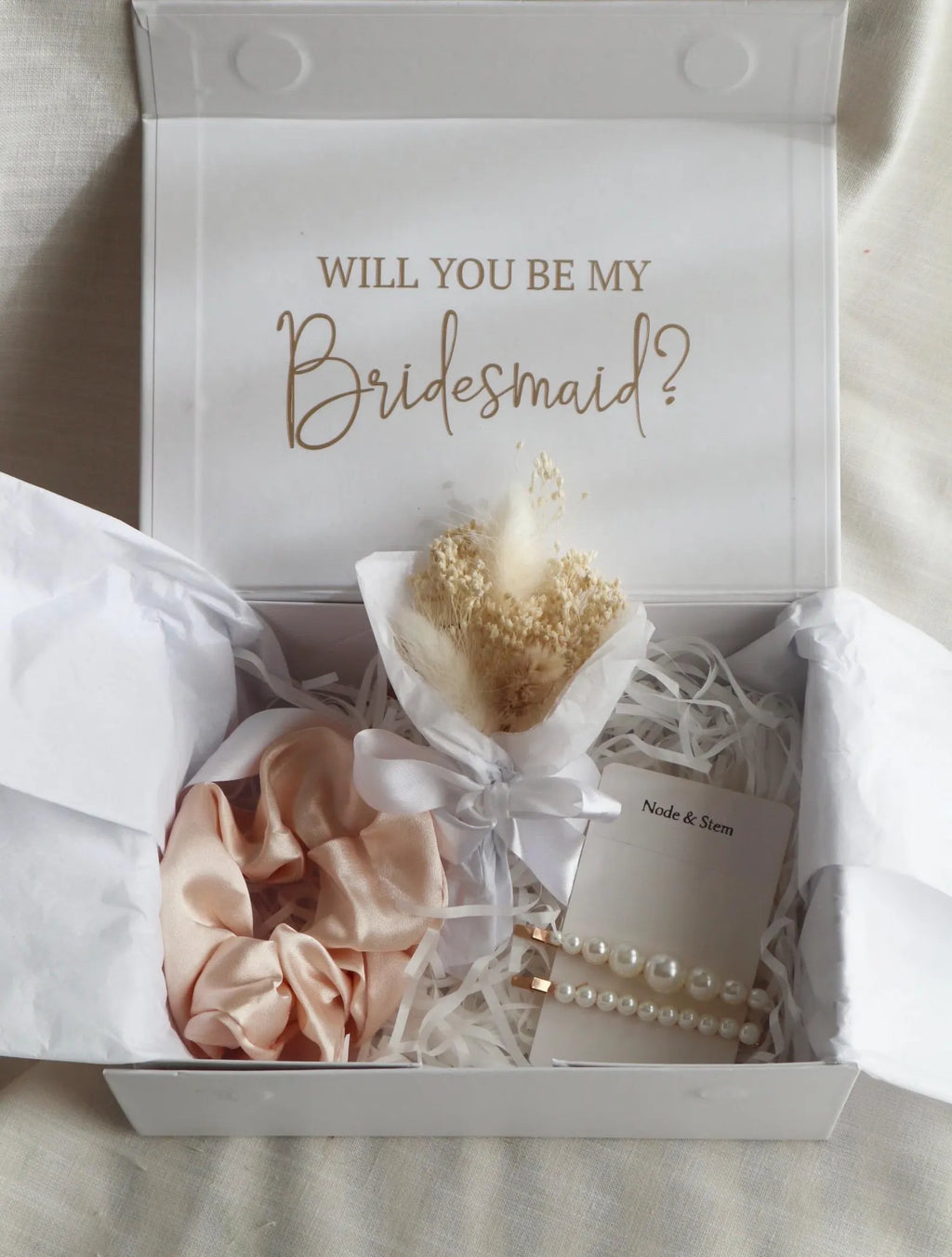 Neutral Personalised Proposal Gift Box