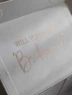 Blue Personalised Proposal Gift Box