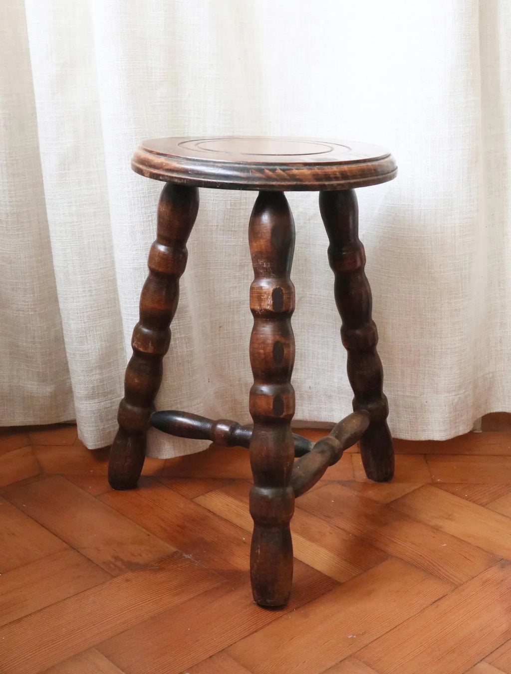 Rustic Bobbin Stool