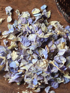 Blue Dried Flower Confetti Bags