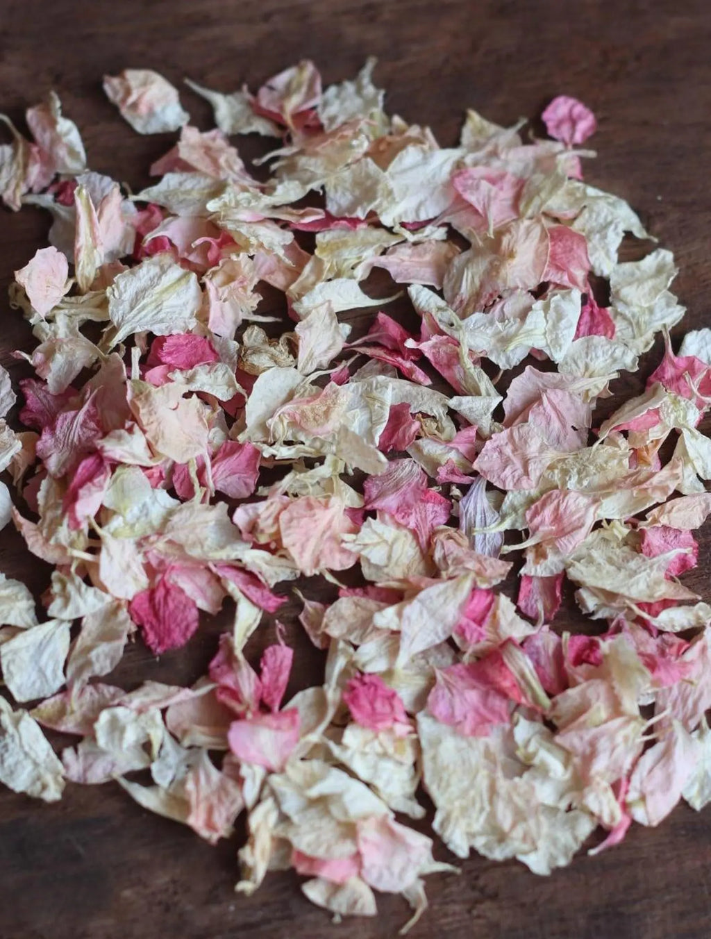 Pink Dried Flower Confetti Bags