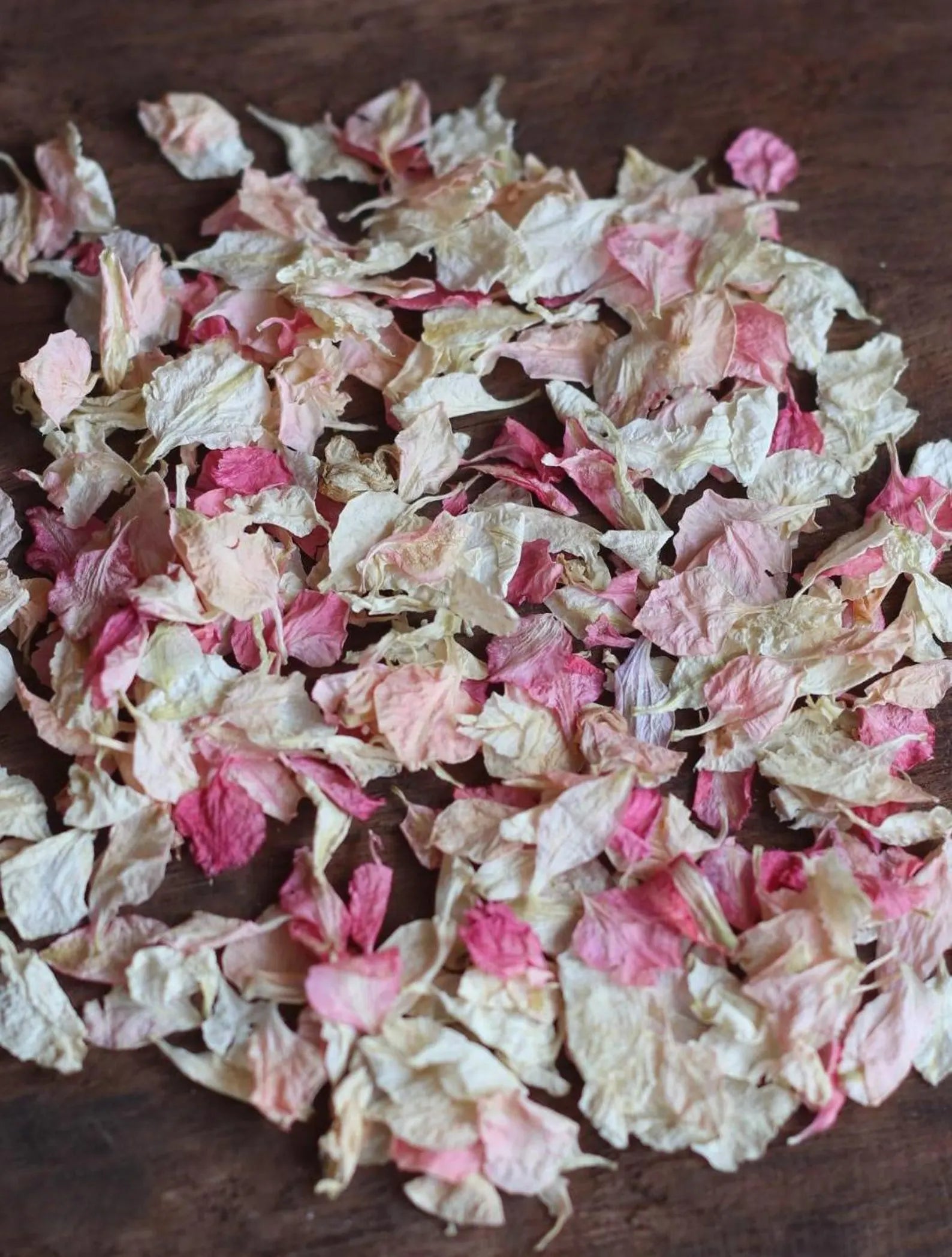 Pink Dried Flower Confetti Bags