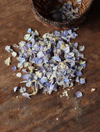 Blue Dried Flower Confetti Bags