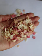 Pink Dried Flower Confetti Bags