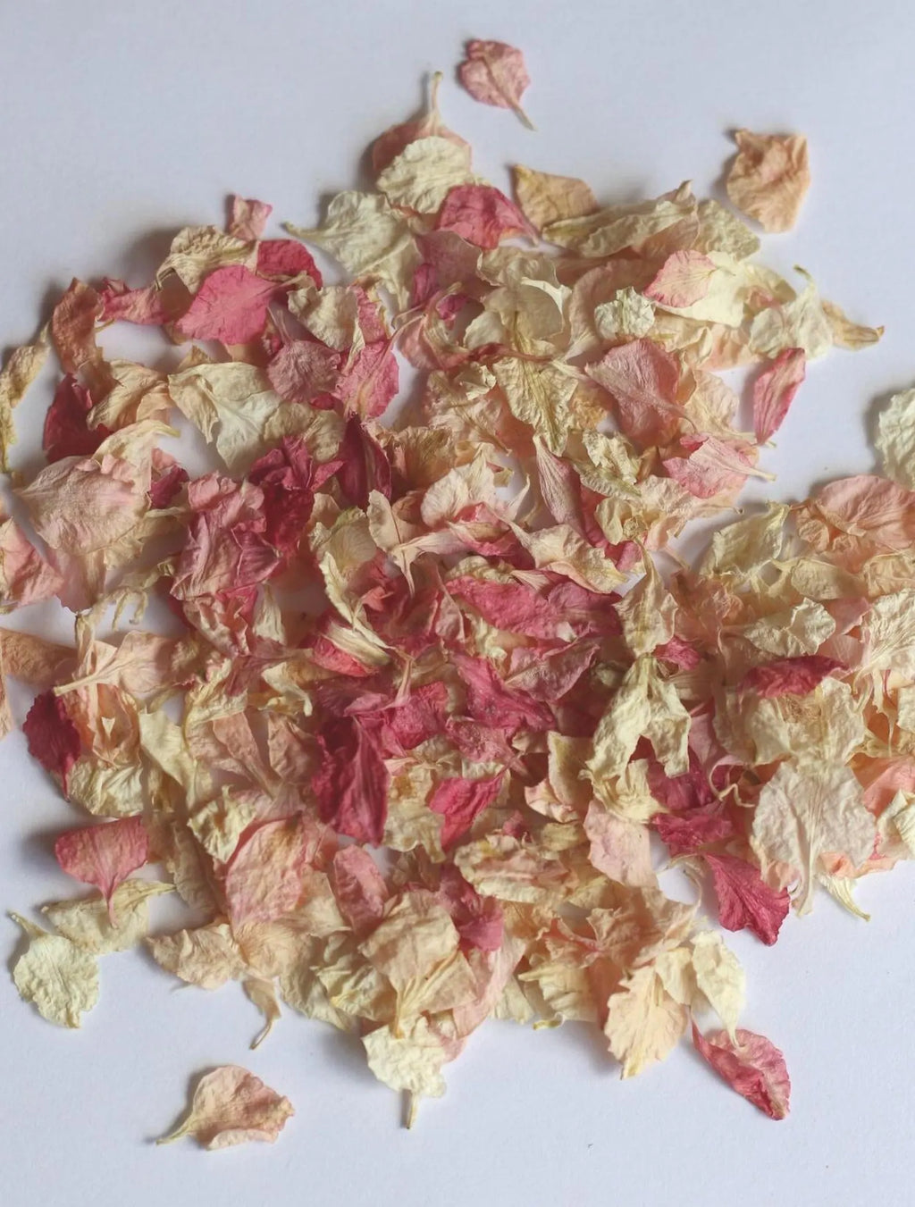 Pink Dried Flower Confetti Bags