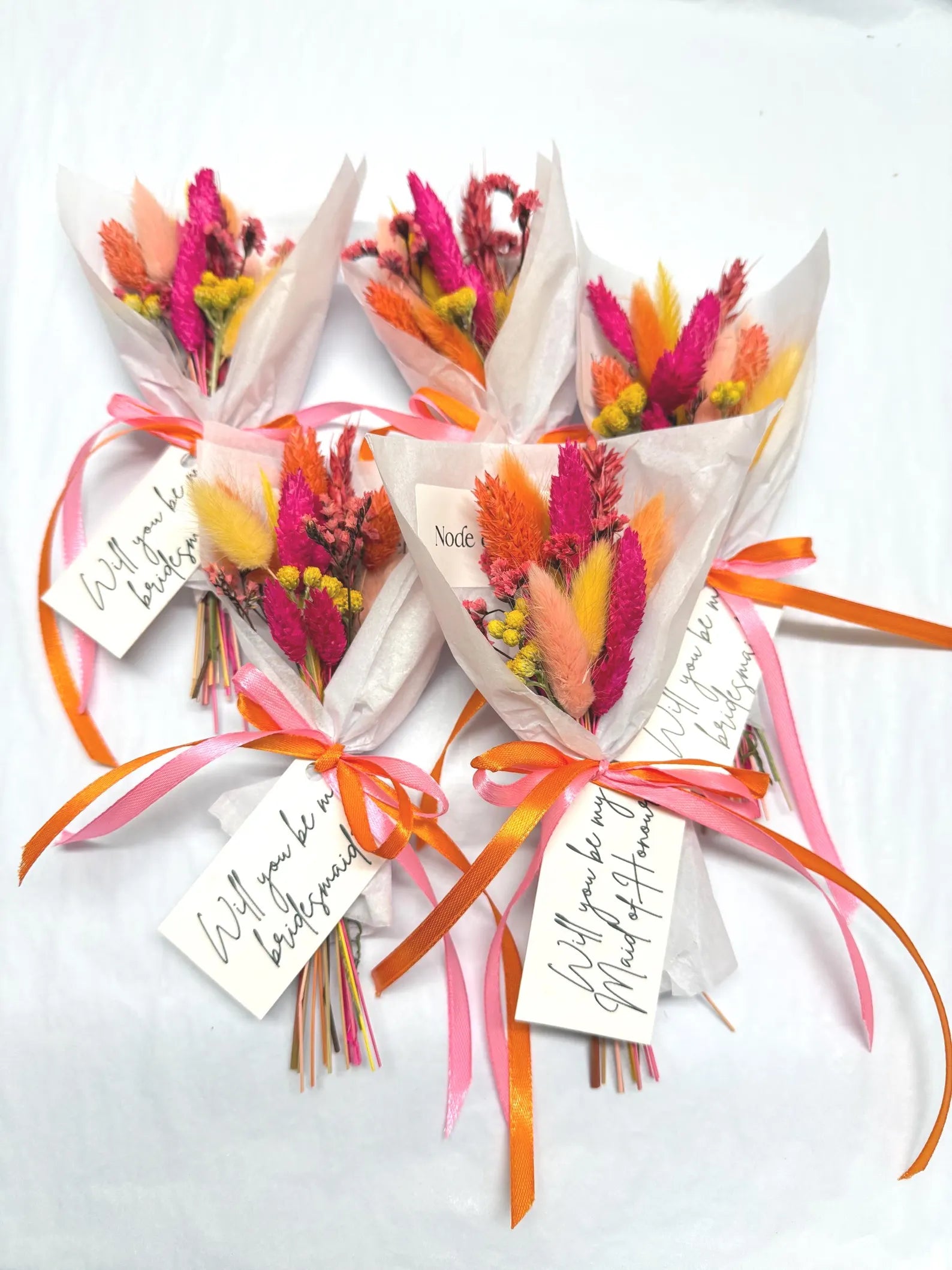 Mini Bridesmaid Proposal Bouquets