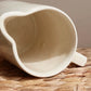 Vintage Ivory Ceramic Glazed Jug