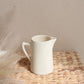 Vintage Ivory Ceramic Glazed Jug