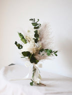 Dried Eucalyptus & Hydrangea Wedding Bouquets