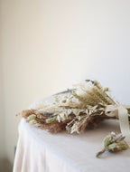 Evie Dried Flower Wedding Bouquet