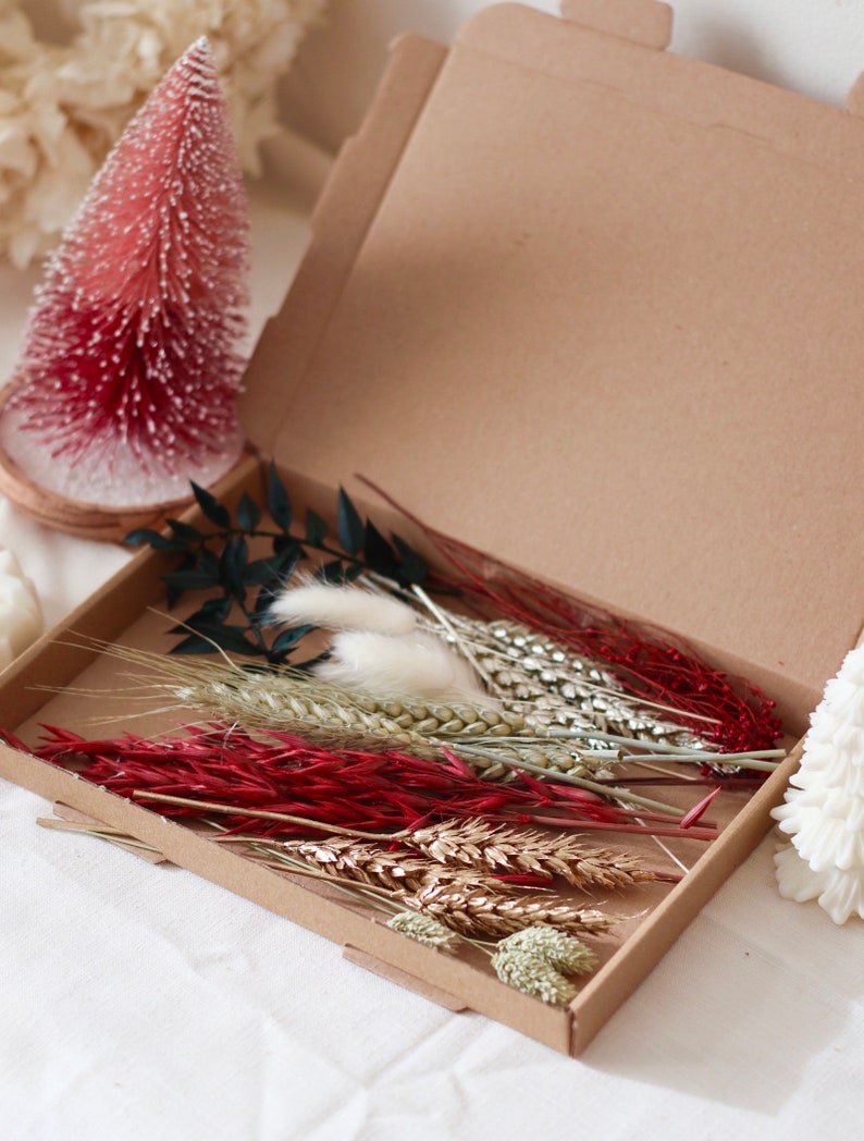 Christmas Dried Flower Craft Box