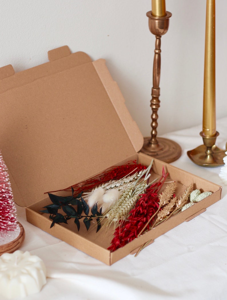 Christmas Dried Flower Craft Box