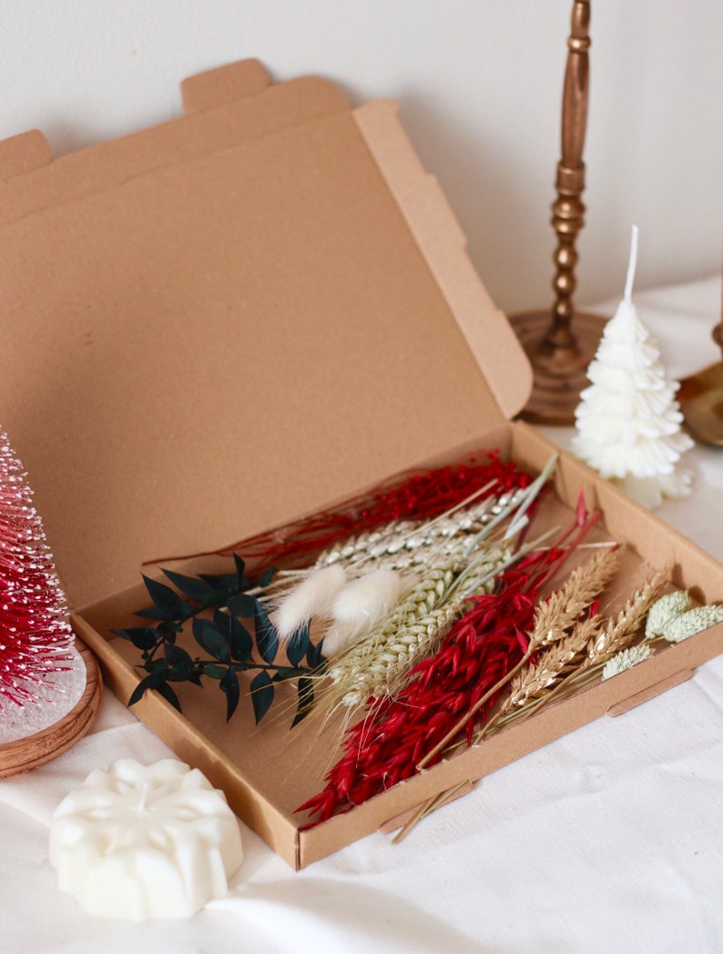 Christmas Dried Flower Craft Box