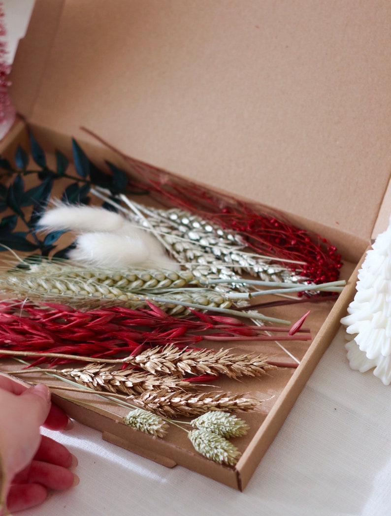 Christmas Dried Flower Craft Box