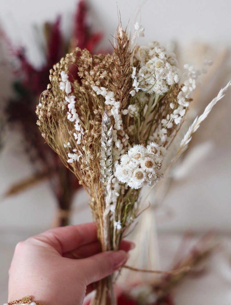 Joy Christmas Dried Flower Bouquets