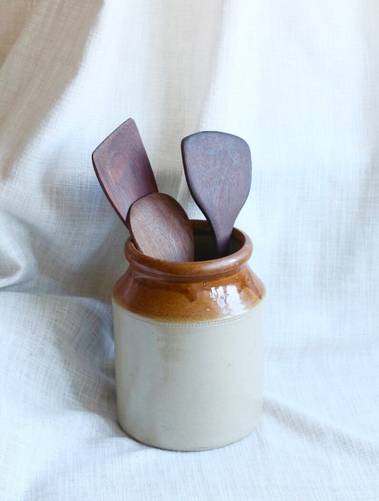 Vintage Stoneware Storage Jar